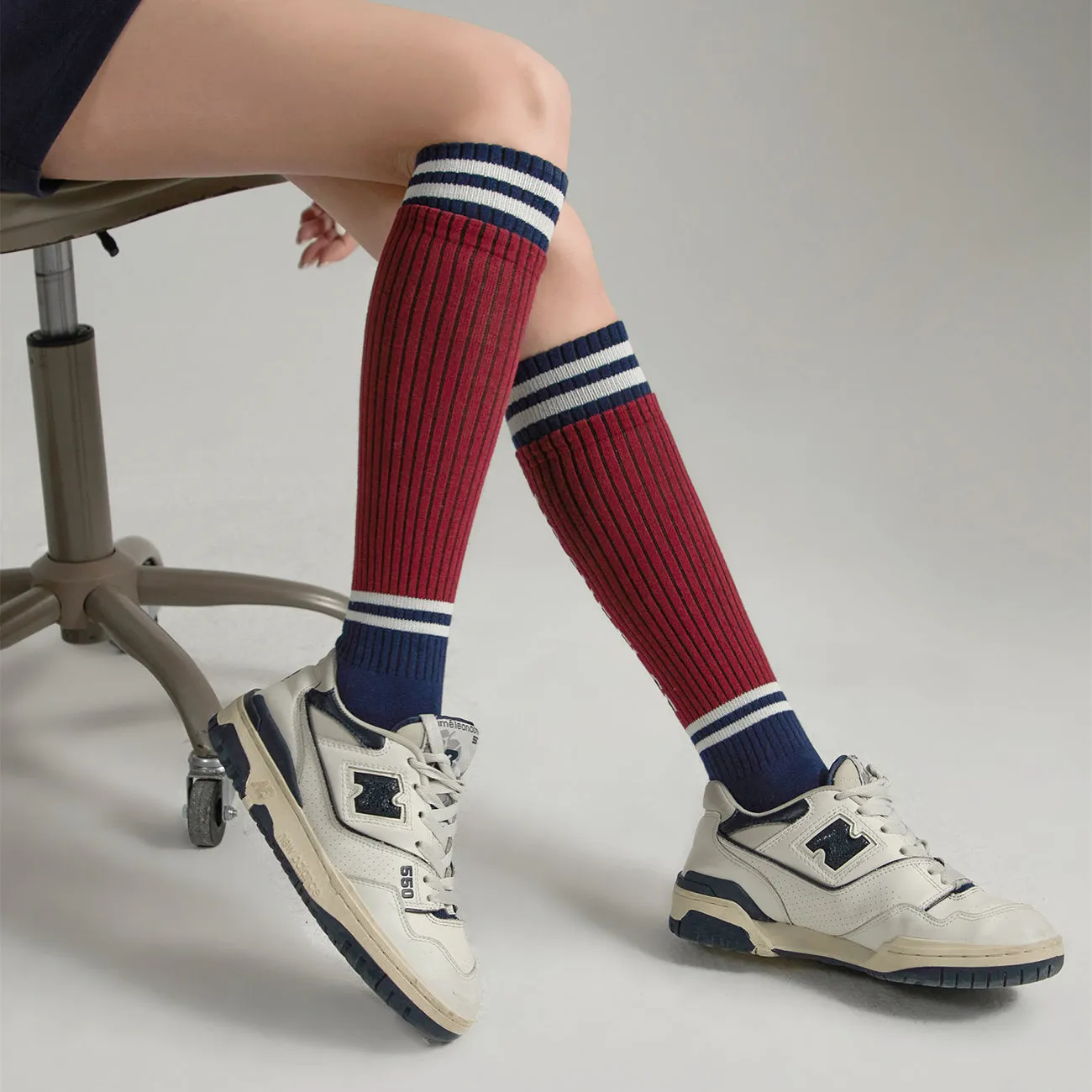 2-Layer Mid-Calf Sports Socks