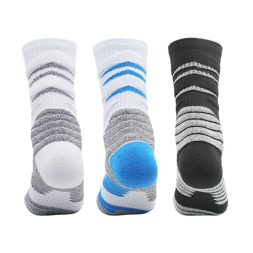 3 Pack Anti Slip Padded Socks Mens and Kids size