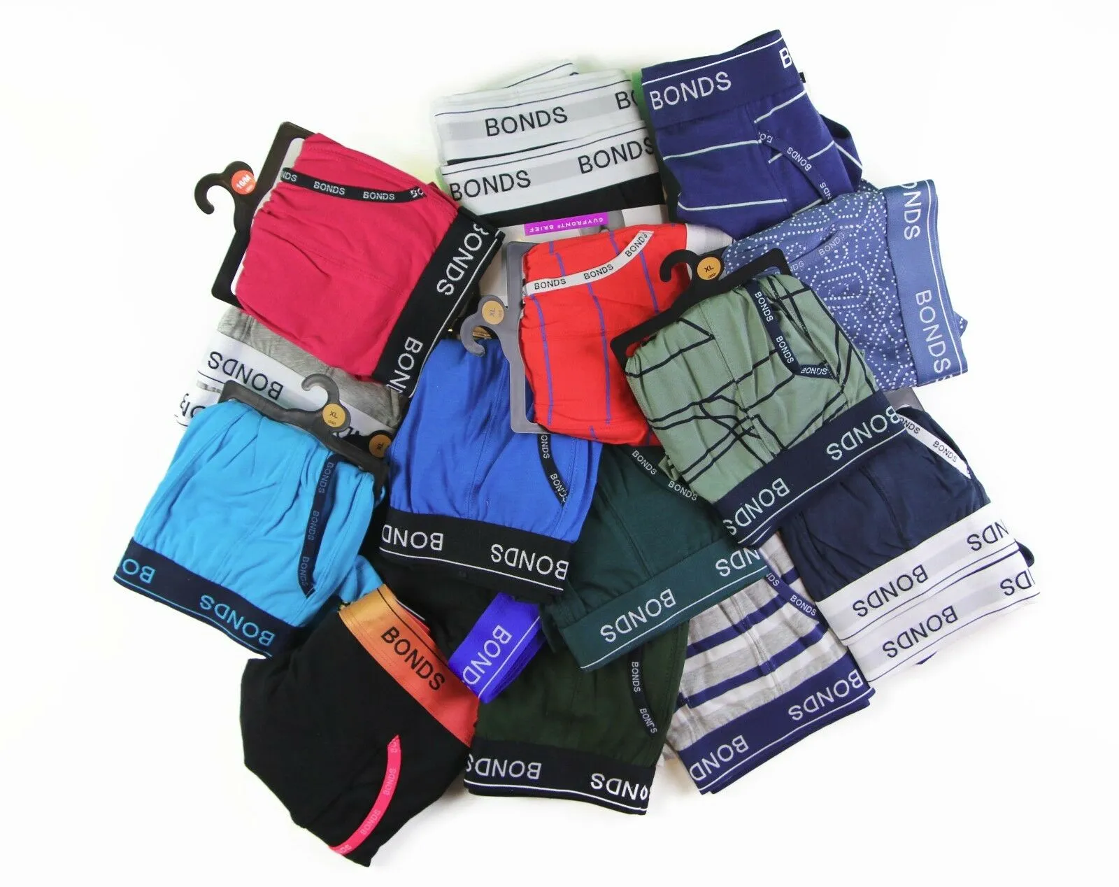 5 x Mens Bonds Everyday Trunks Briefs Boxer Assorted Underwear