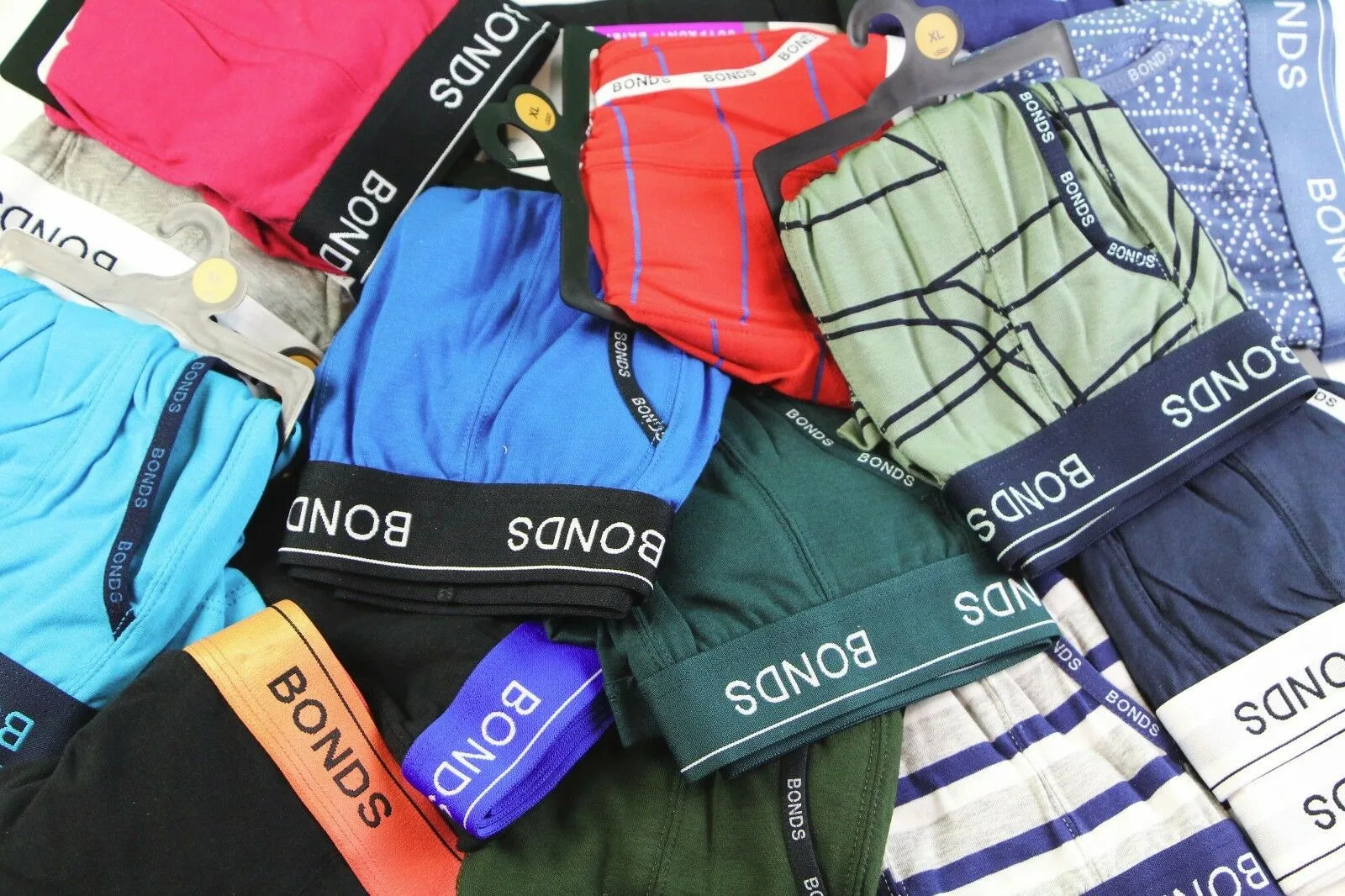 6 x Mens Bonds Underwear Guyfront Trunks Boxer Assorted Shorts