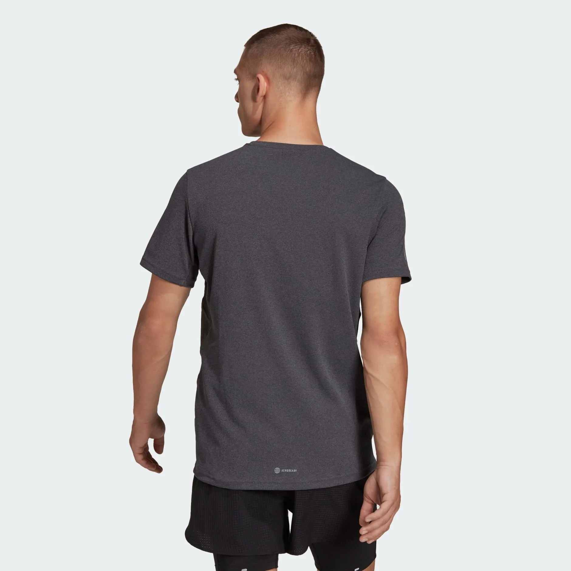 adidas Own the Run Heather Men's Tee