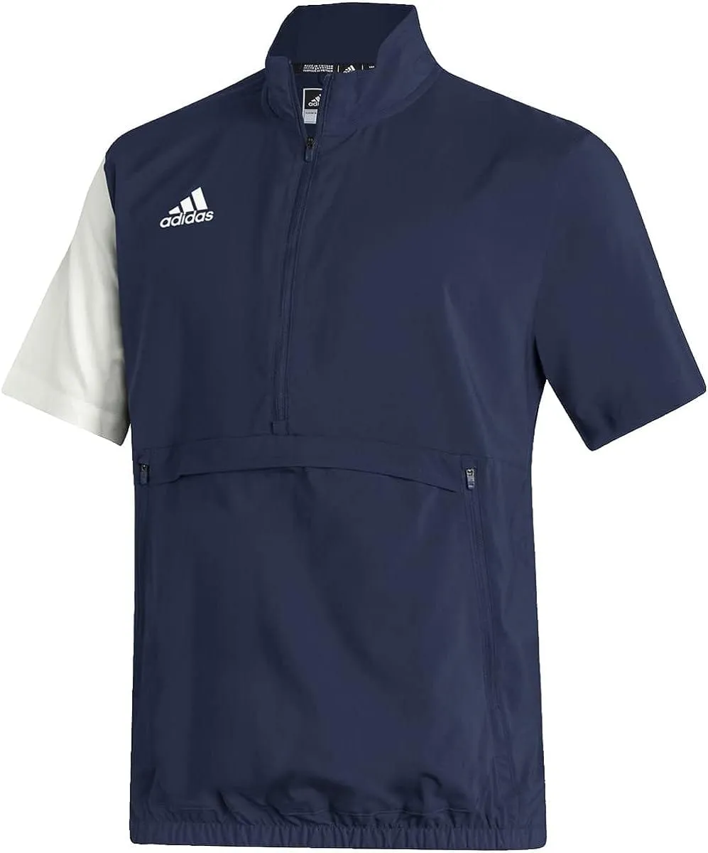 Adidas Stadium Quarter Zip Woven Men's Short Sleeve Pullover