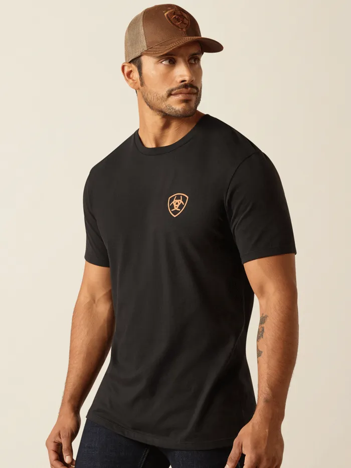 Ariat 10052017 Mens Eagle Freedom T-Shirt Black