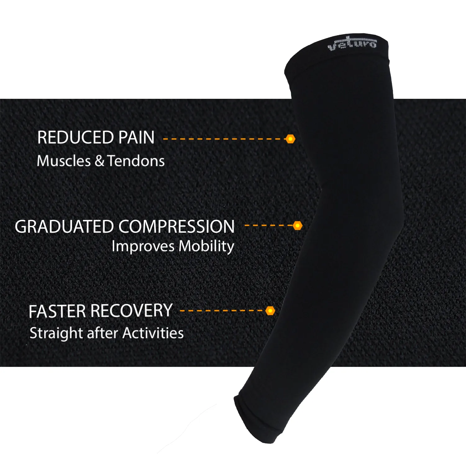 Arm Compression Sleeves 20-30 mmHg