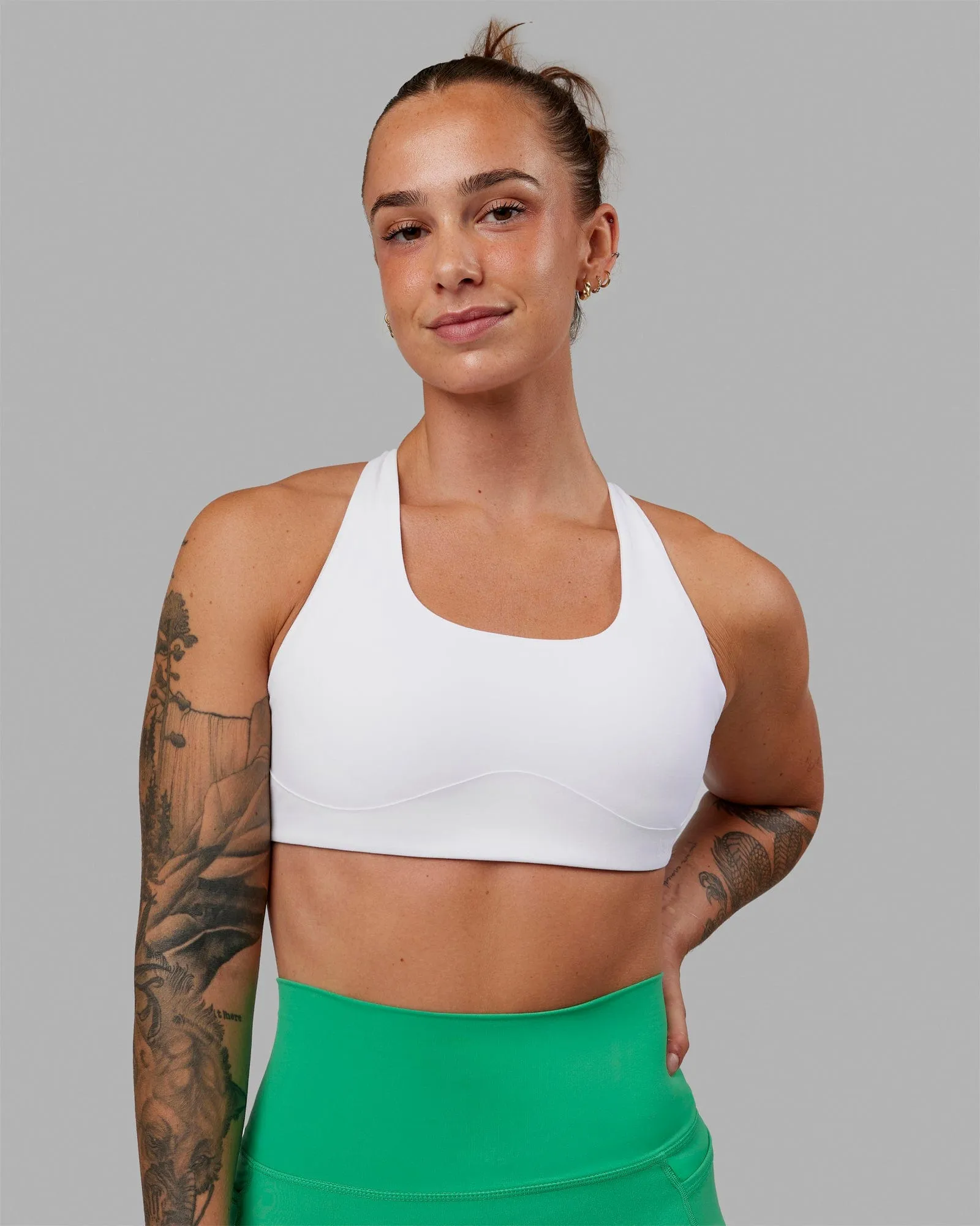 Aspire Sports Bra - White