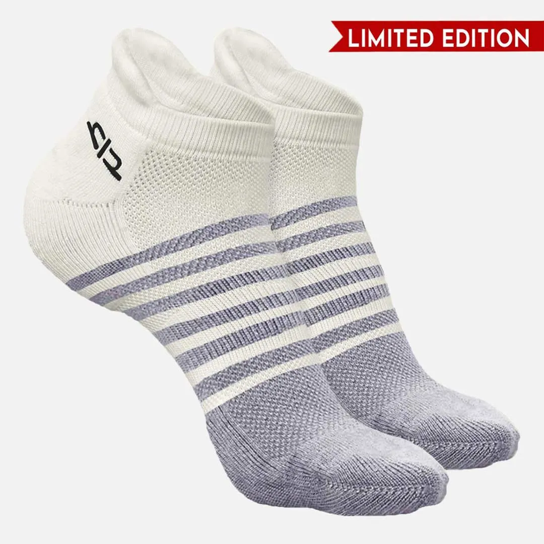 Bamboo Men Ankle Socks (Striped) - 2 Pairs