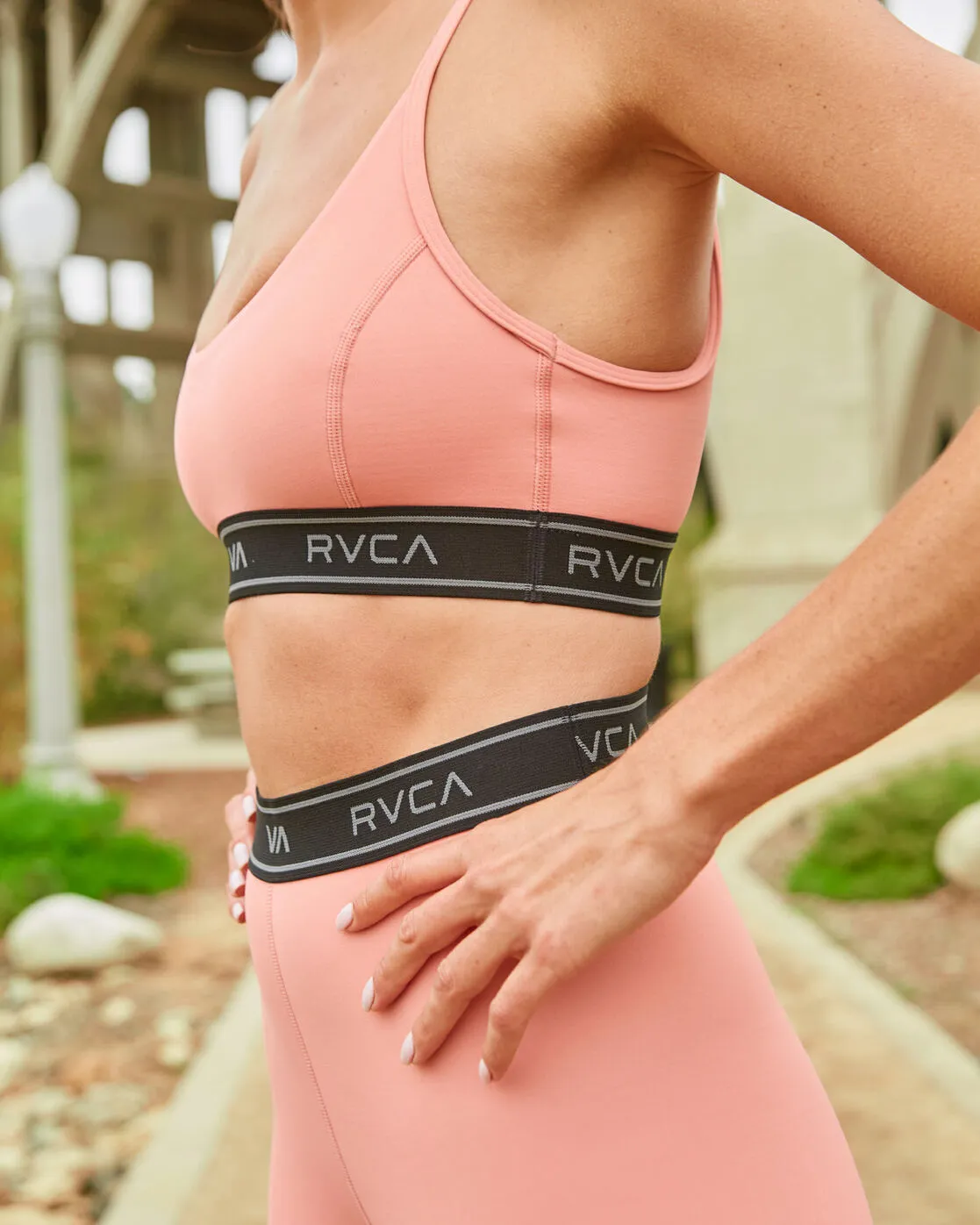 Base Sports Bra - Rose