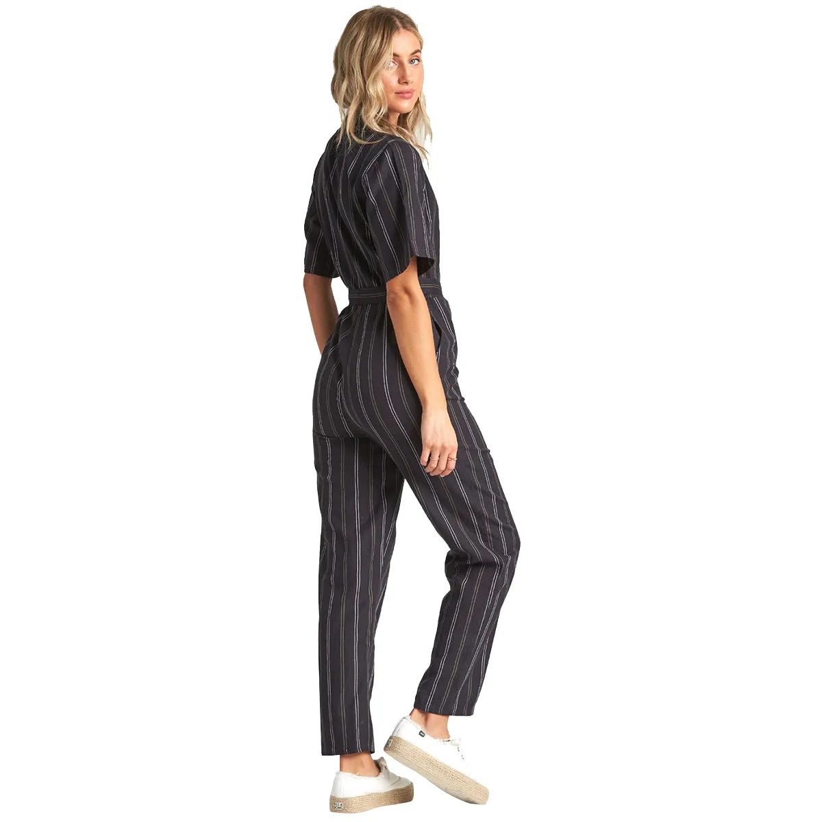 Billabong Hit The Highway Jumpsuit Women's Rompers (Brand New)