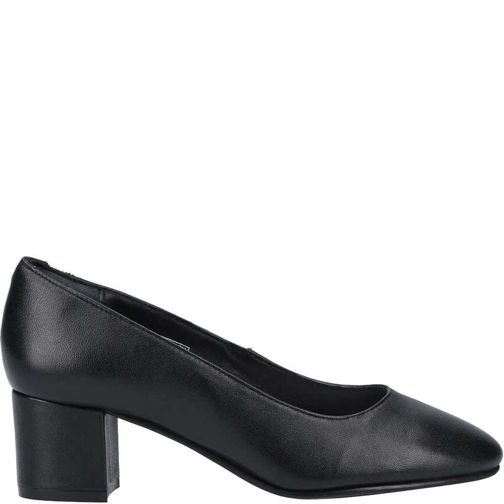 Black Anna Court Shoes