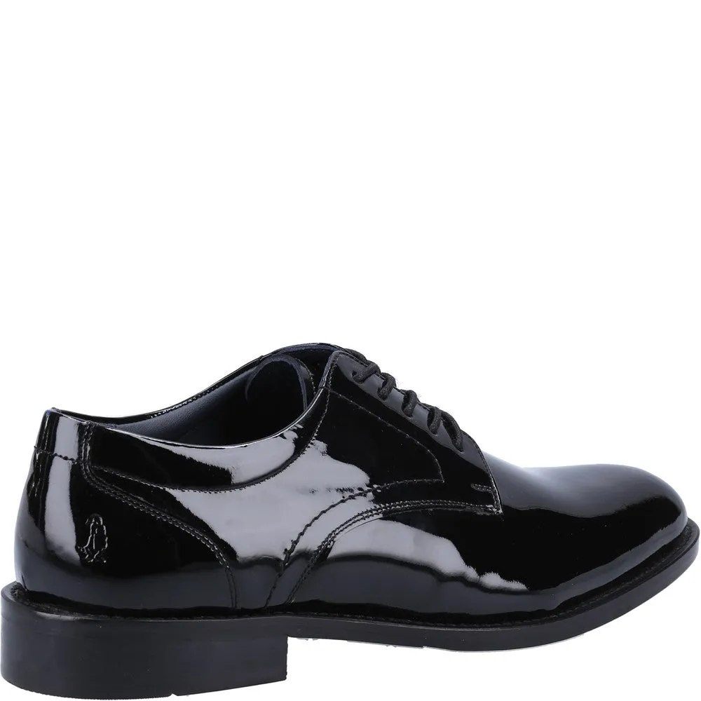 Black Damien Lace-Up Patent Shoes