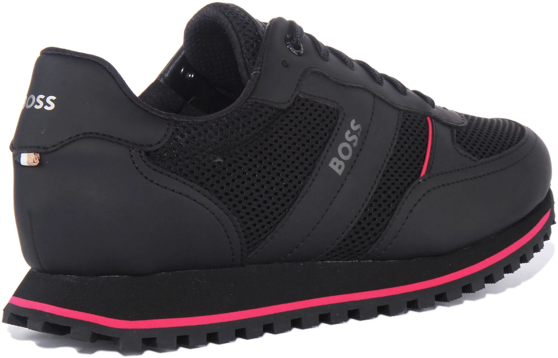 Boss Parker Run In Black Pink For Men