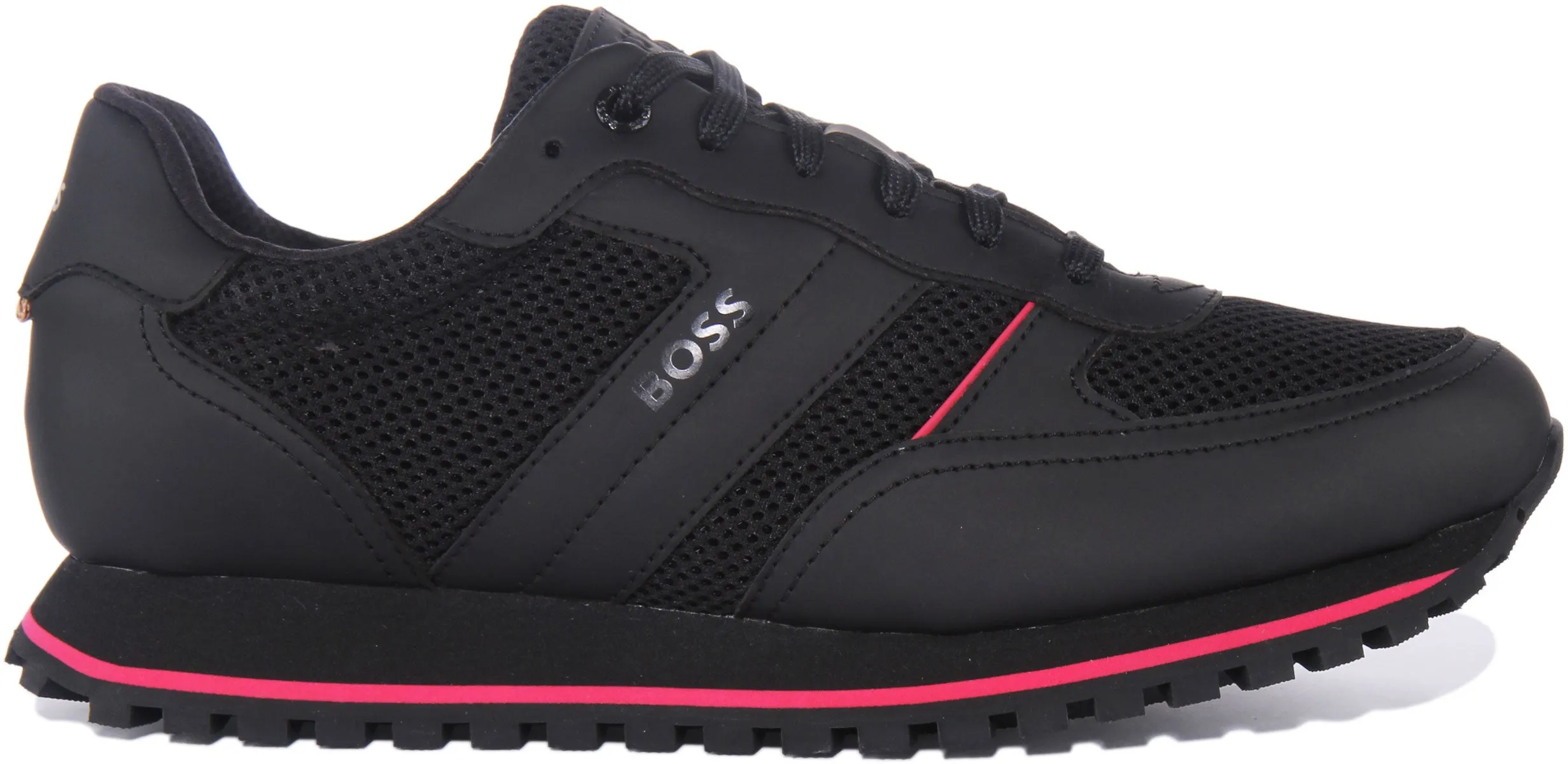 Boss Parker Run In Black Pink For Men