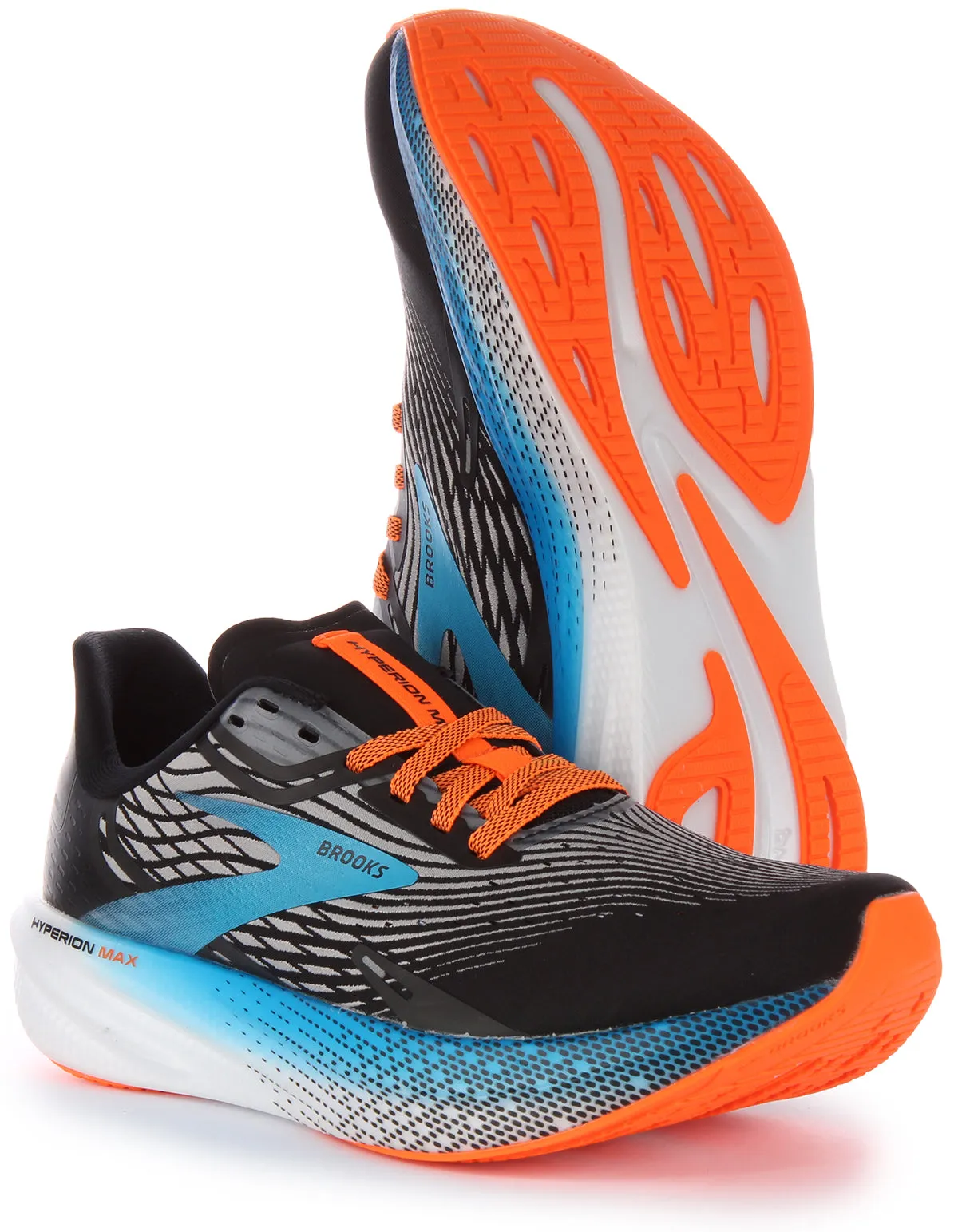 Brooks Hyperion Max In Black Multi For Men