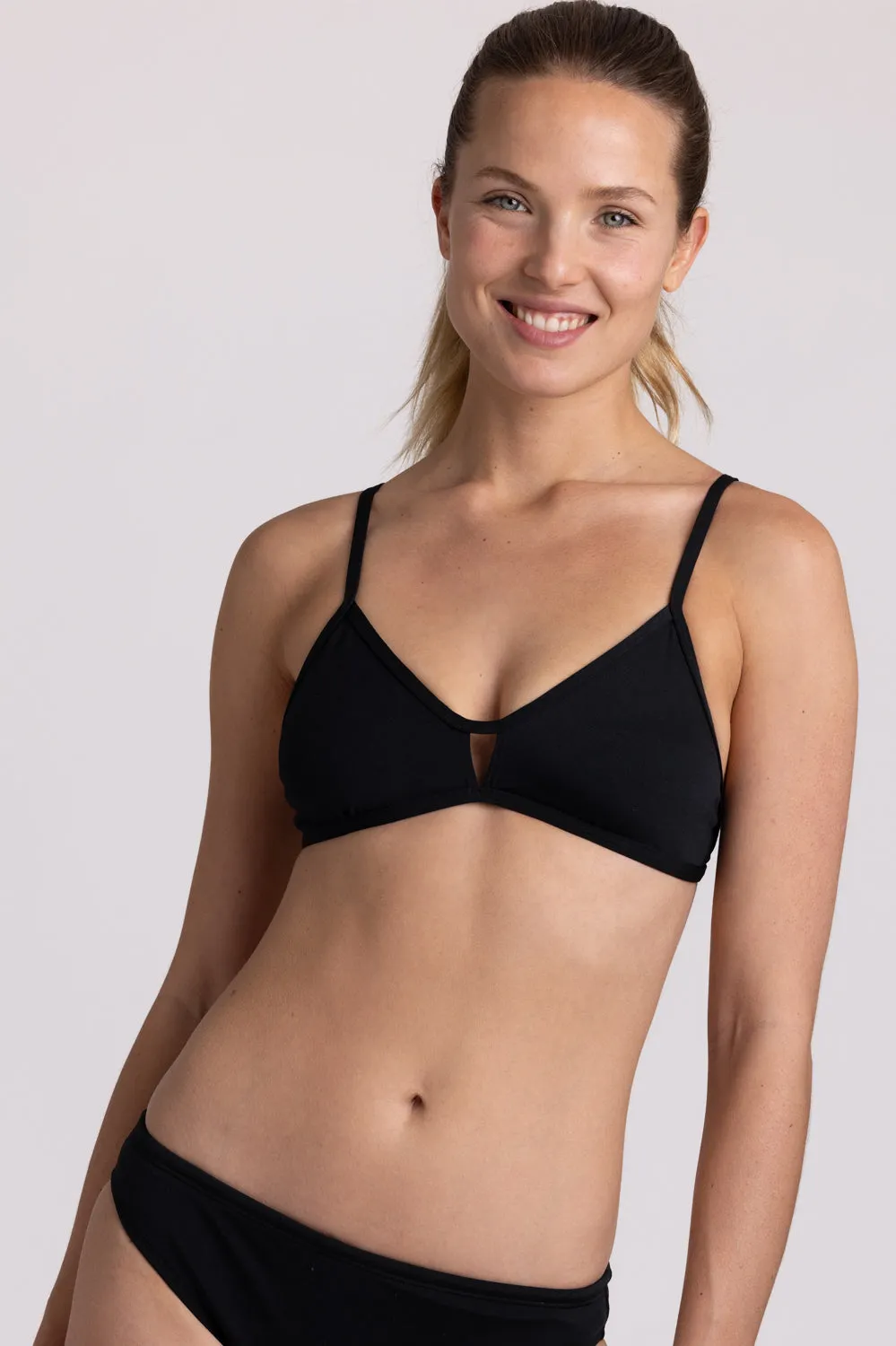 Chloe Bikini Top - Black