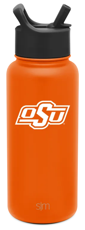 Collegiate Summit Water Bottle with Straw Lid