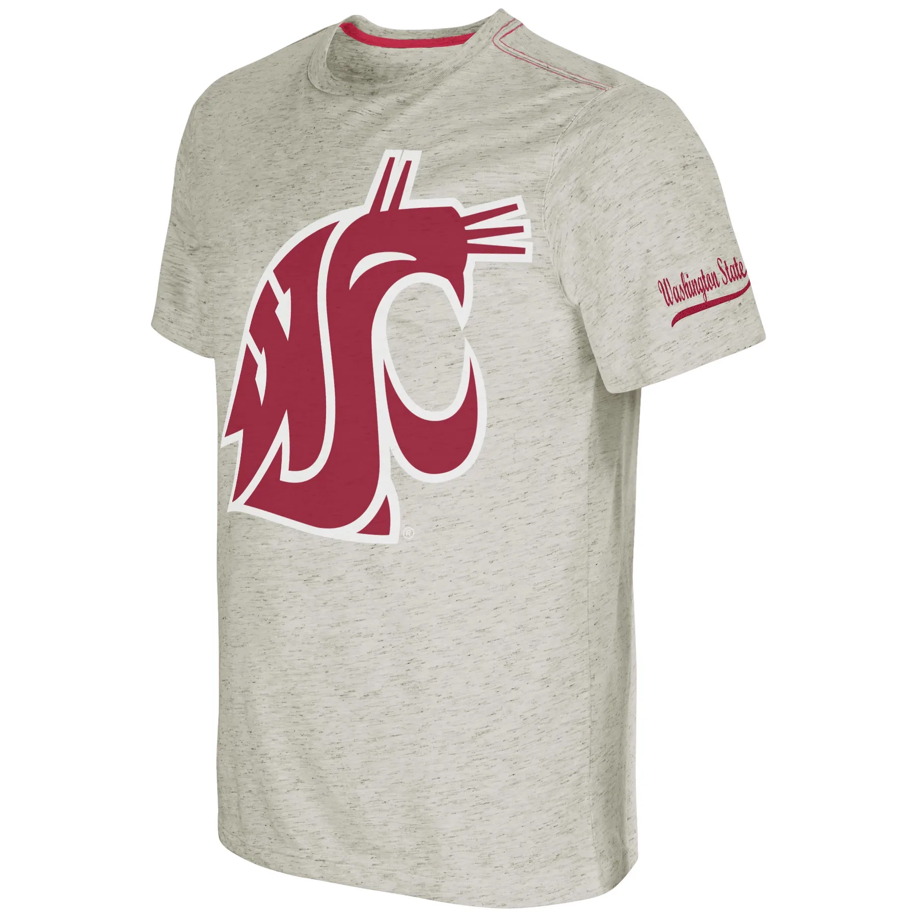 Colosseum Men's Heather Gray Coug Logo T-Shirt