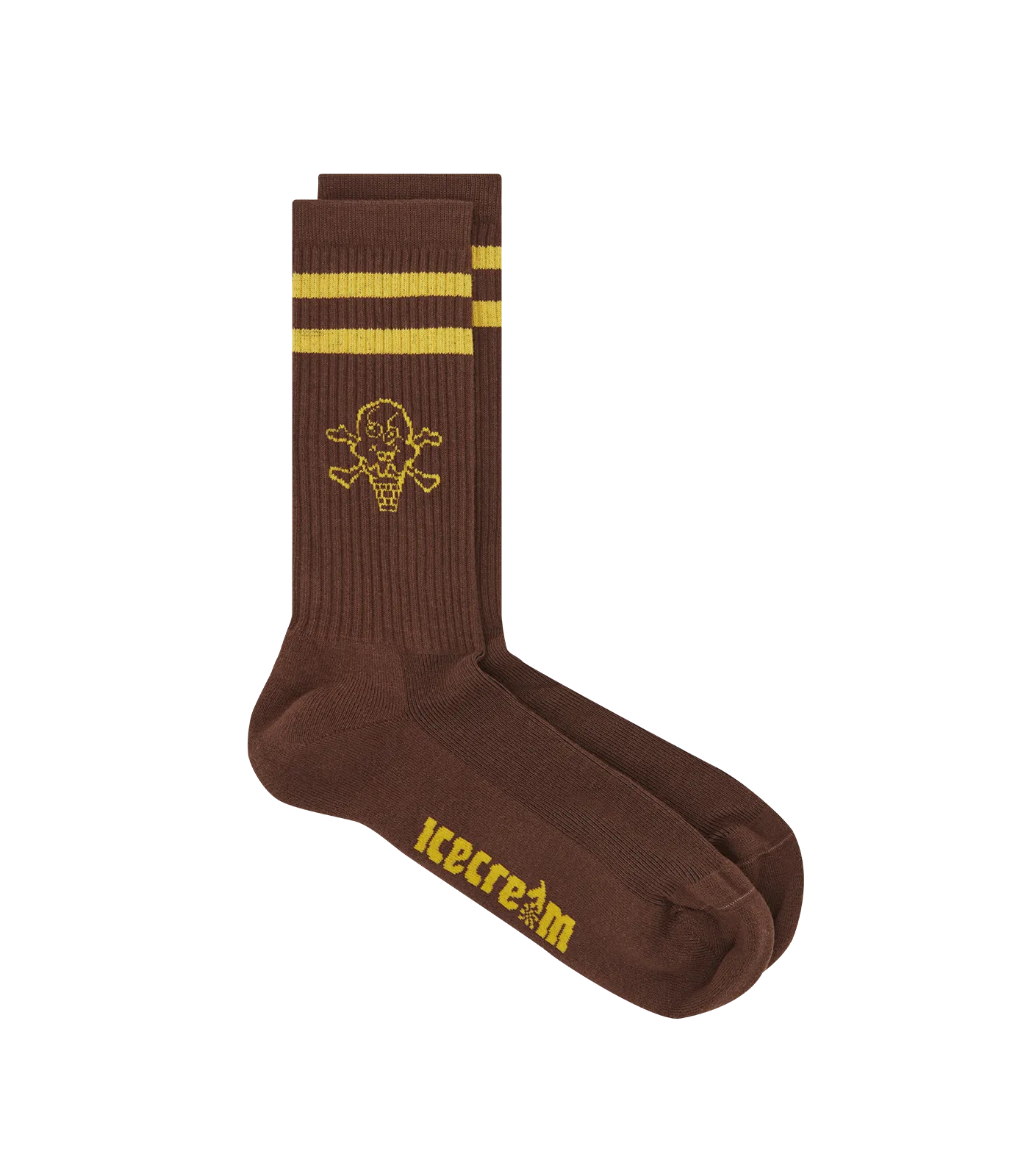 CONES AND BONES SPORTS SOCK - BROWN