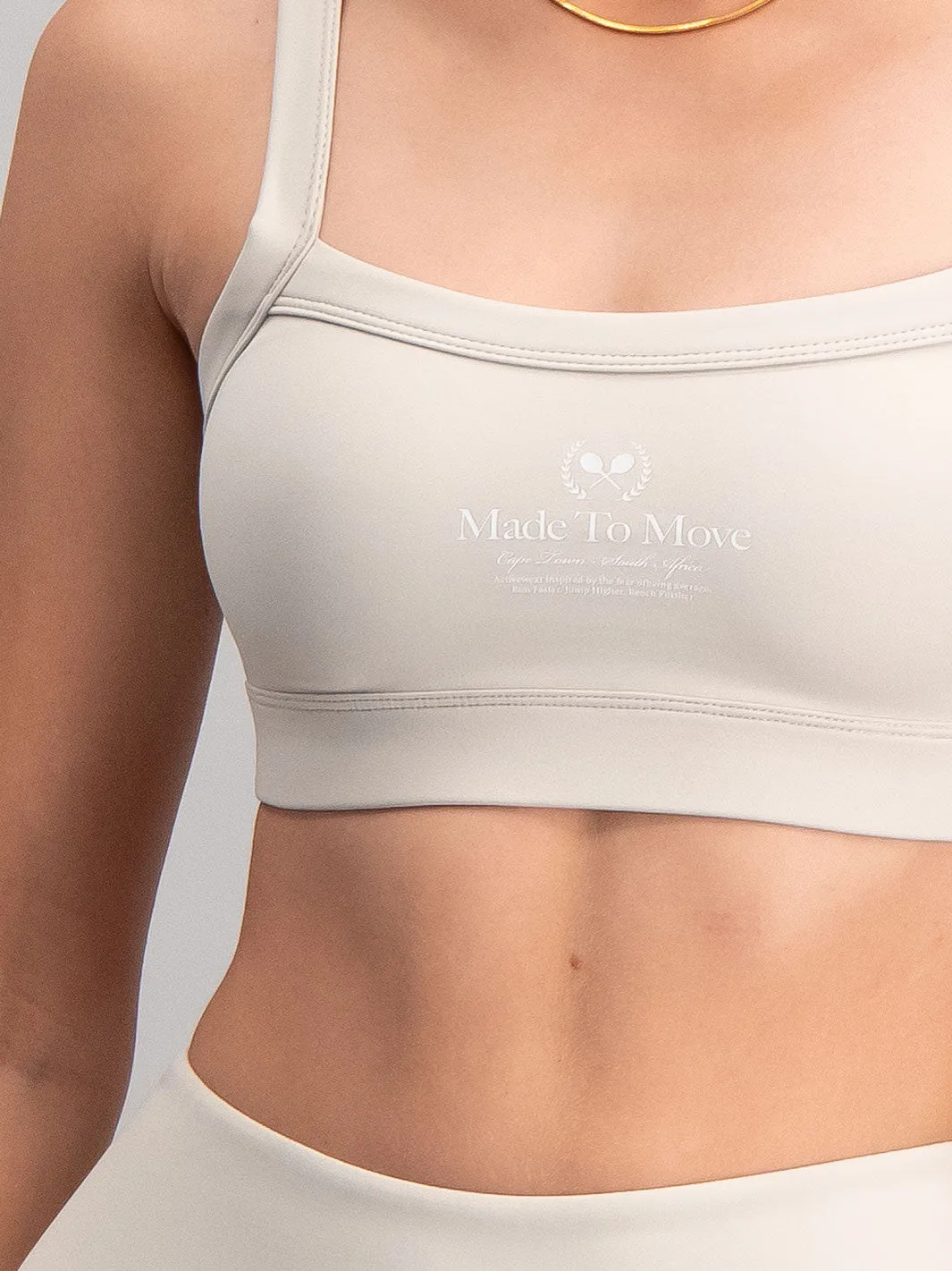 Core Sports Bra - Vanilla