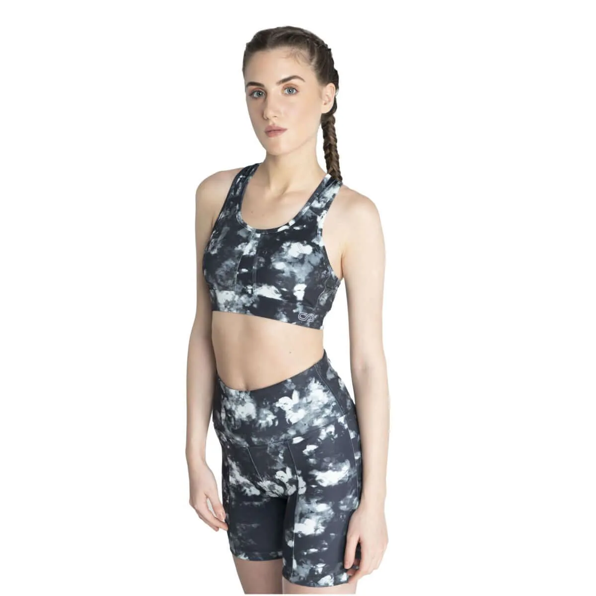 Dark Blossom Flex Sports Bra & Rider Shorts