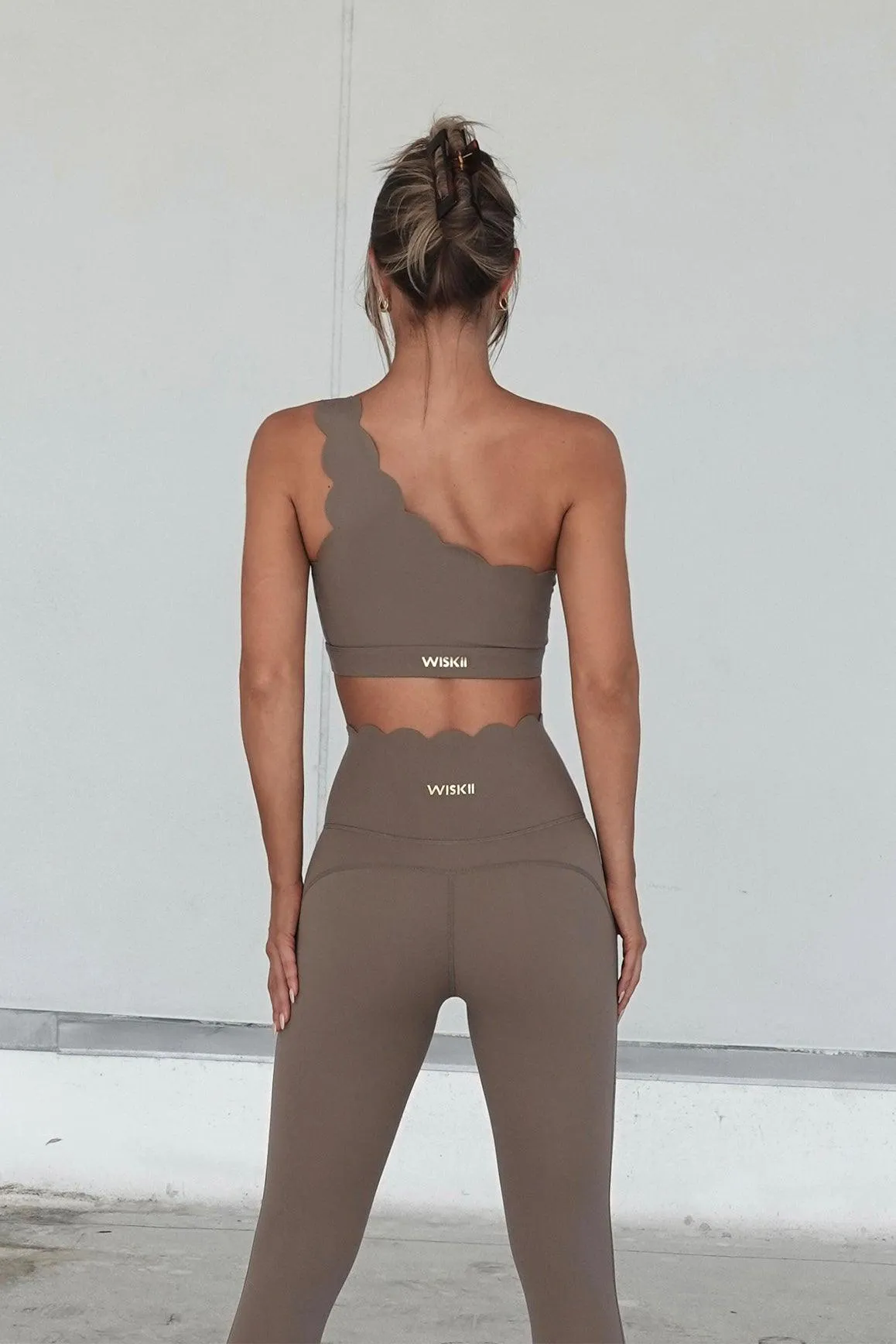 Dynamic One Shoulder Sports Bra   7/8 High-Waist Energy Legging