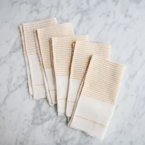 Ethiopian Cotton Napkin Set - Daffodil