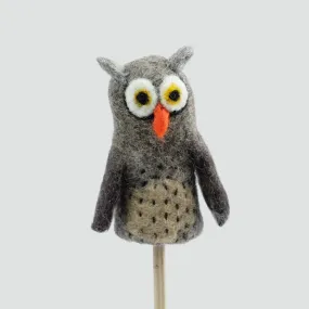 Felt Finger Puppets - OWL