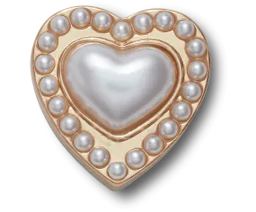 Gold Pearl Heart