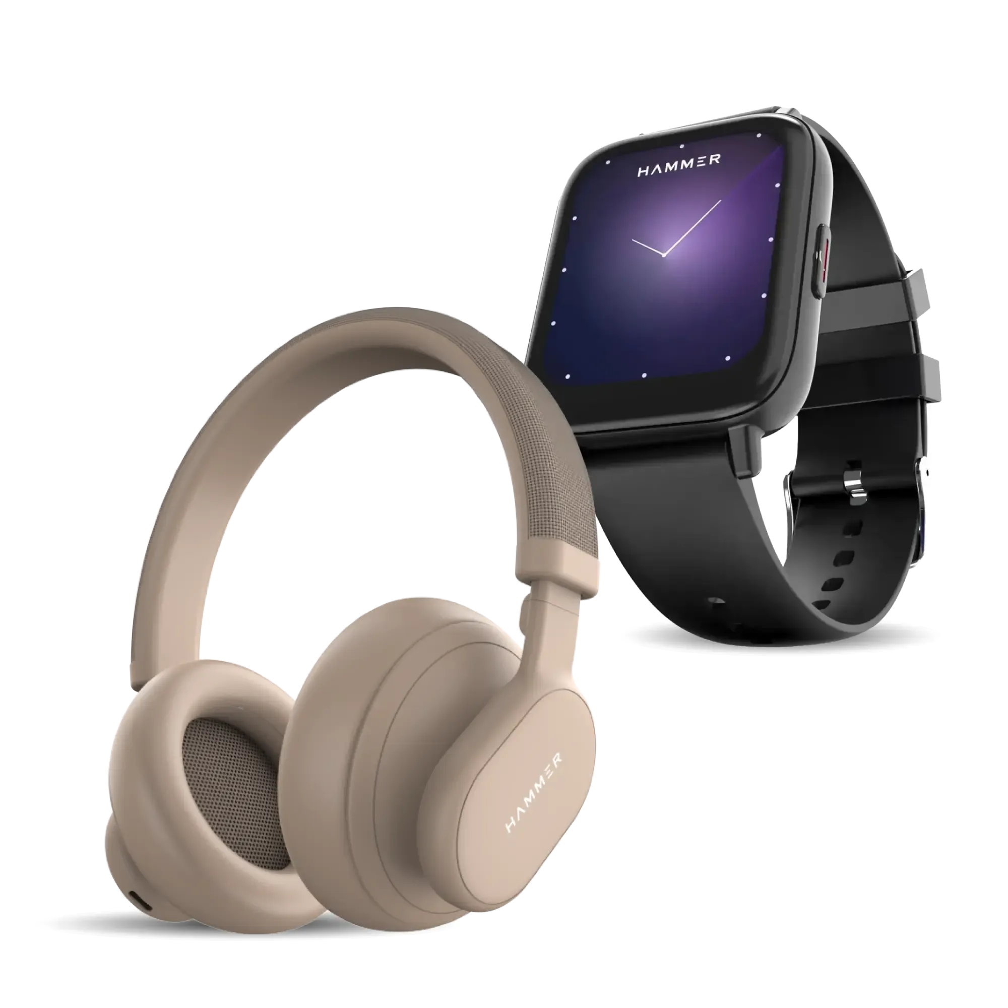 Hammer Bash Max Over The Ear Wireless Bluetooth Headphones With Mic