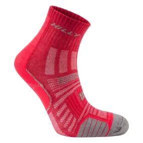 Hilly | Unisex Twin Skin Anklet Running Socks - Magenta