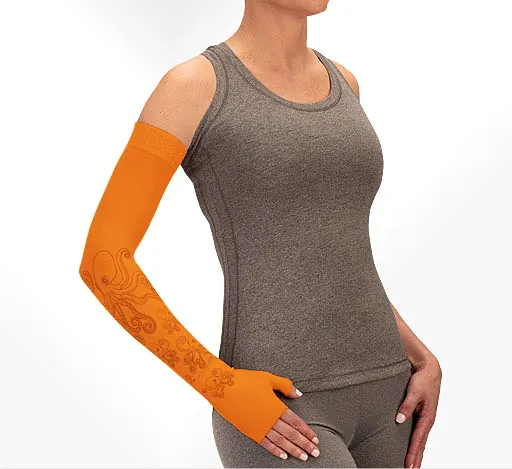 Juzo Soft 2000CG Print Series Armsleeves 15-20mmHg w/ Silicone Top - 1