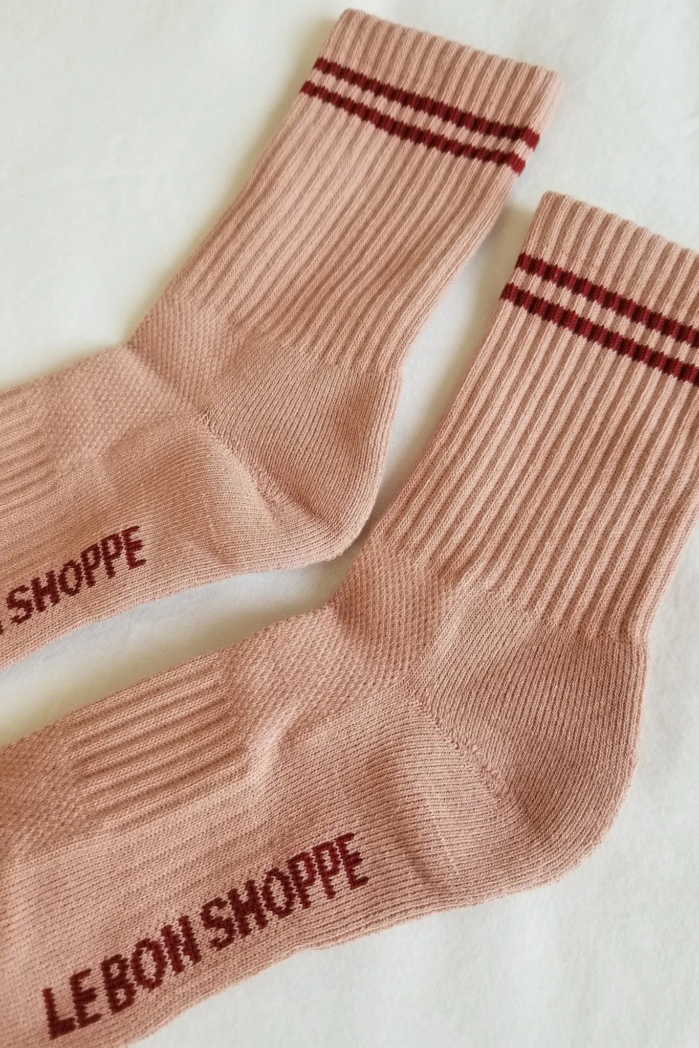 Le Bon Shoppe Boyfriend Socks - Vintage Pink