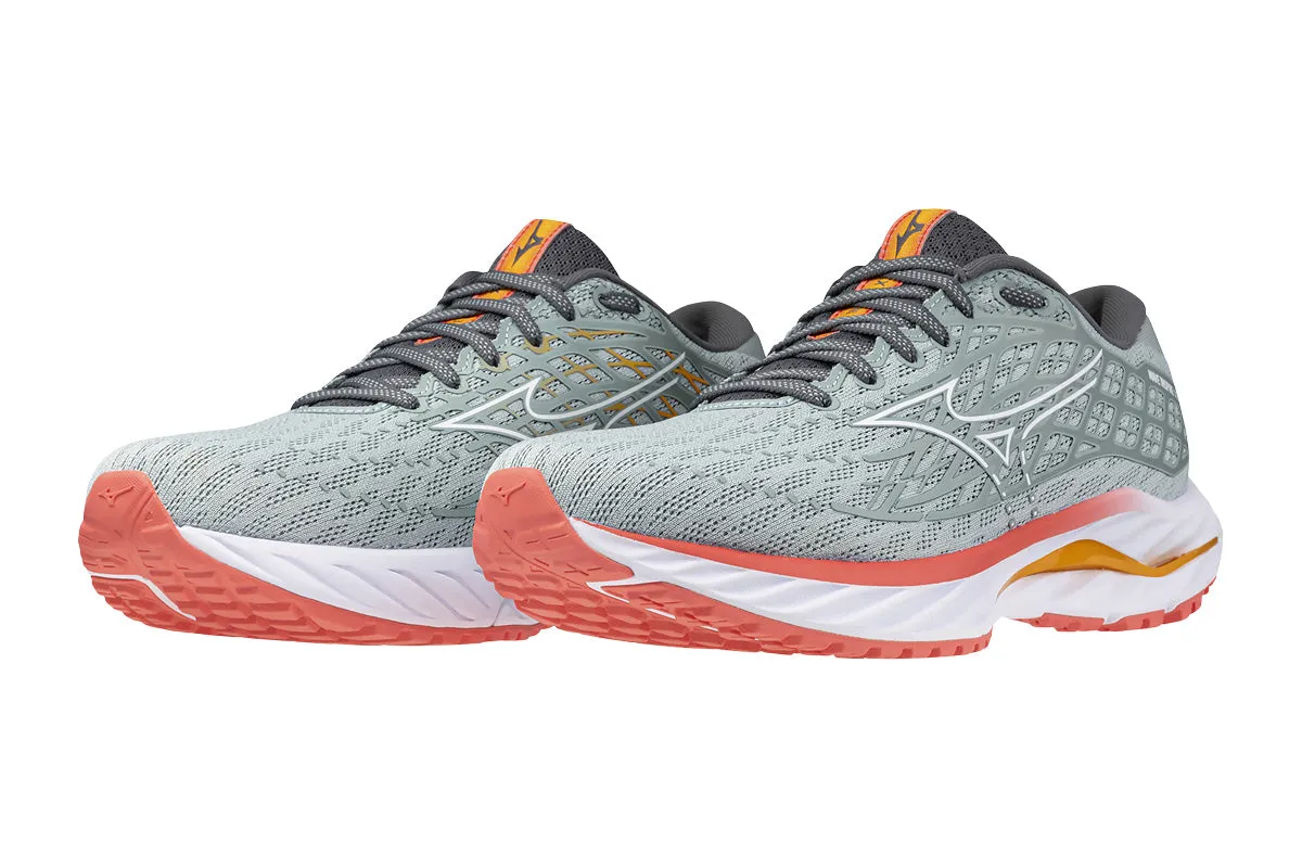 Mizuno Wave Inspire 20 B Grey Mist/White/Dubarry Womens