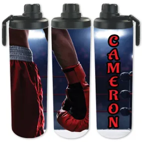 Personalized Sports 30oz Double Walled Stainless Steel Bottle - Boxing