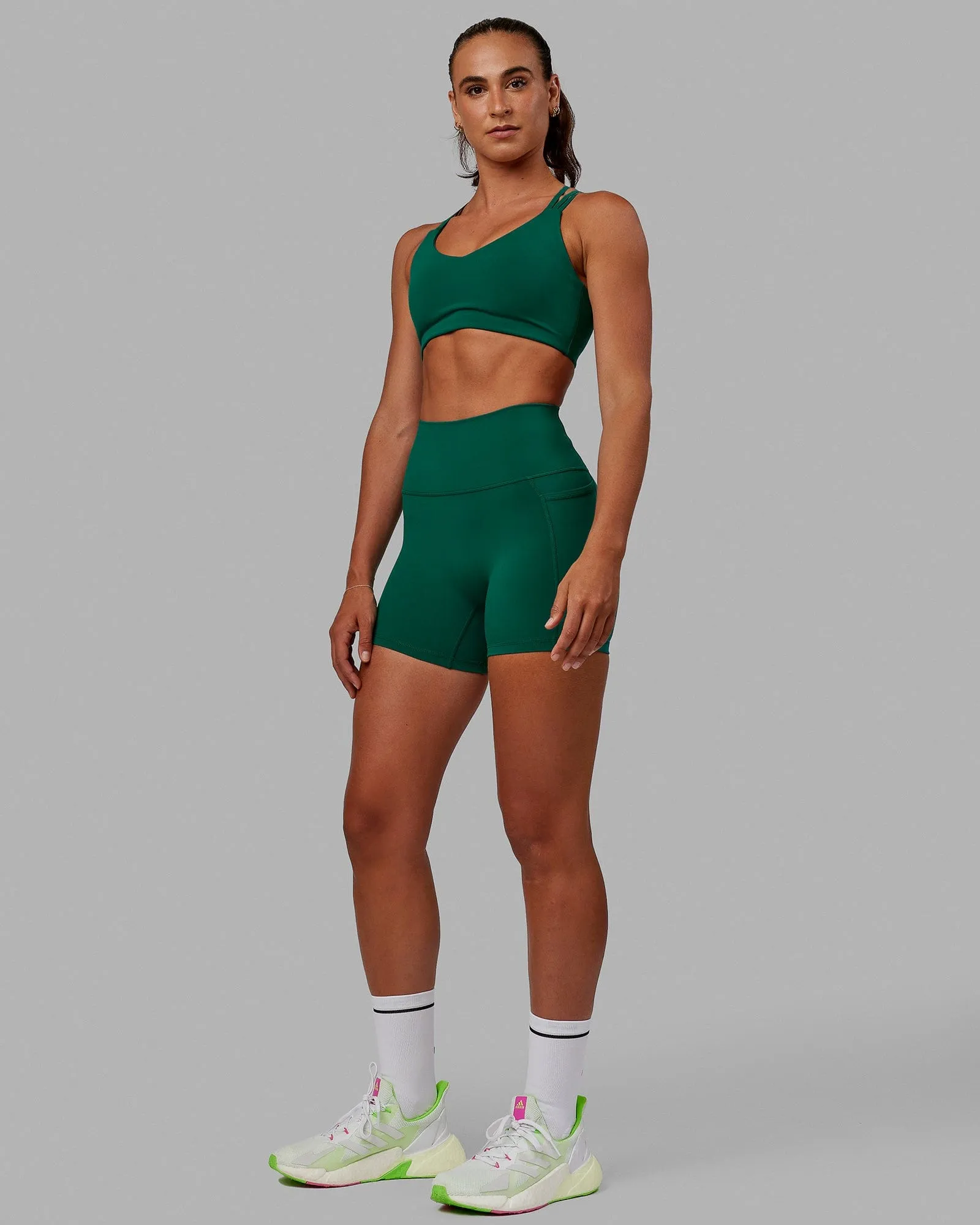 Push The Limit Sports Bra - Malachite