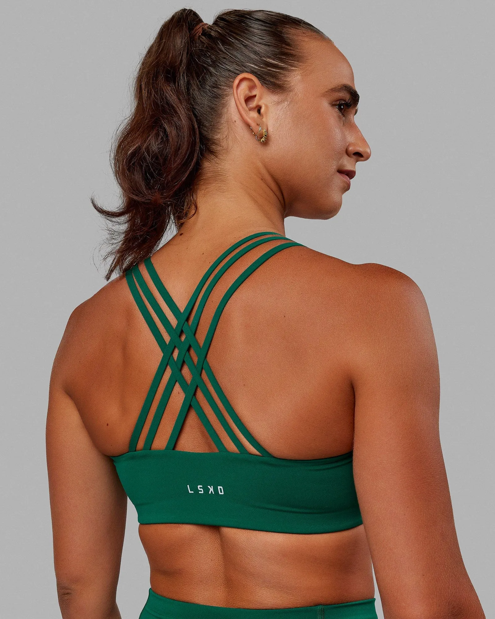 Push The Limit Sports Bra - Malachite