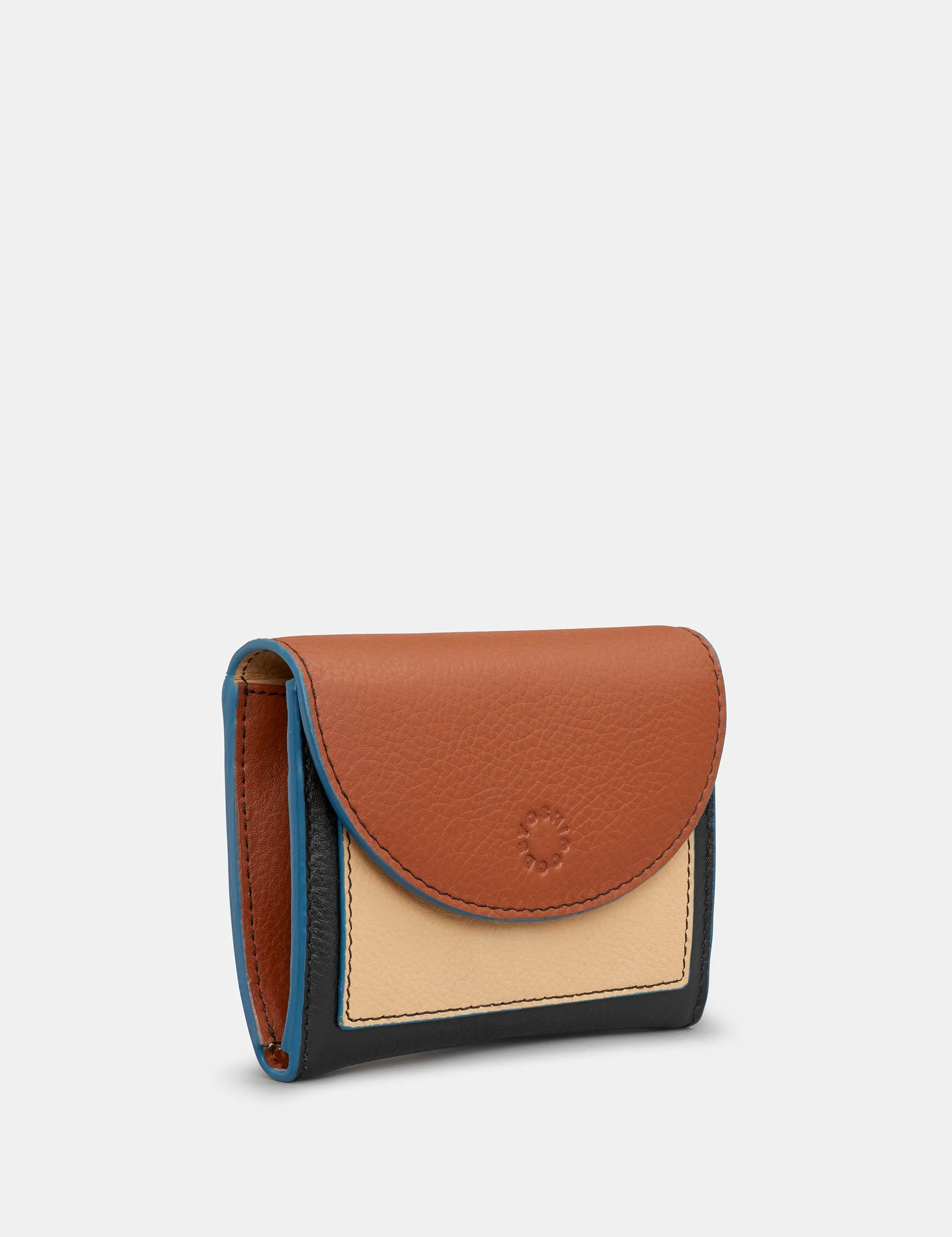 Rustic Colour Block Haworth Flap Over Purse