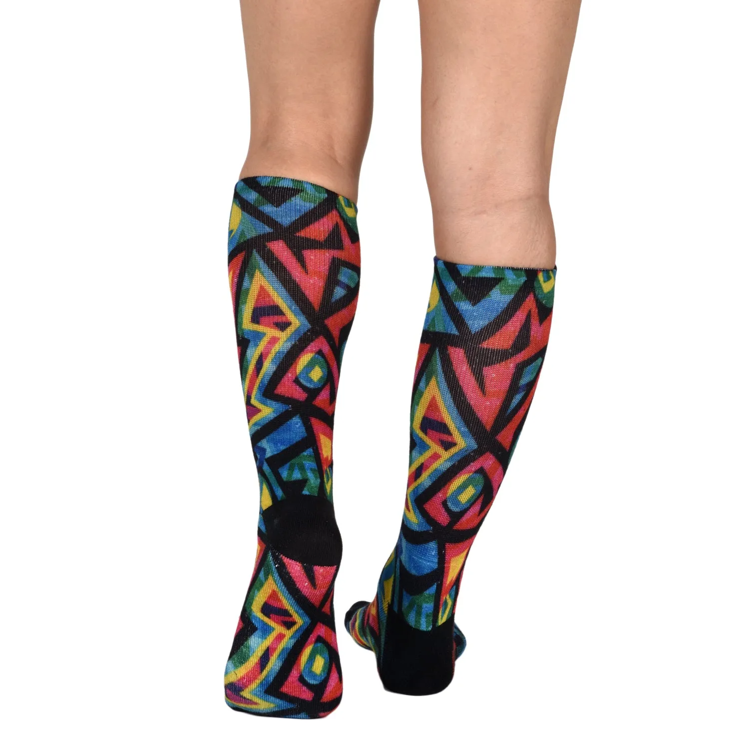 Sierra Socks - Get Funky Pattern CoolMax Socks, Nature Collection for Men & Women Eco-Friendly Colorful Crew Socks