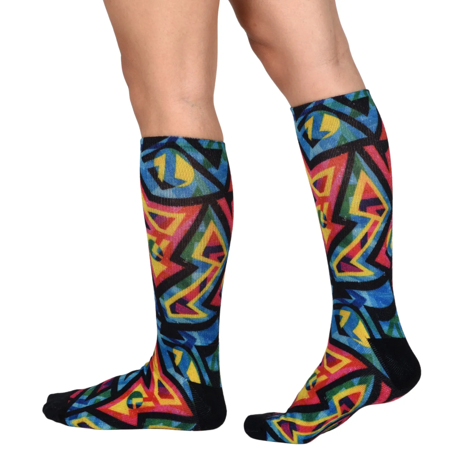 Sierra Socks - Get Funky Pattern CoolMax Socks, Nature Collection for Men & Women Eco-Friendly Colorful Crew Socks