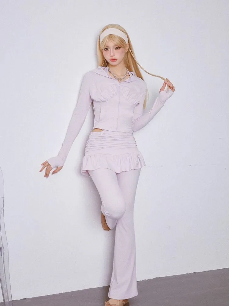 Slim cool feeling sports and leisure three-piece suit【s0000007864】