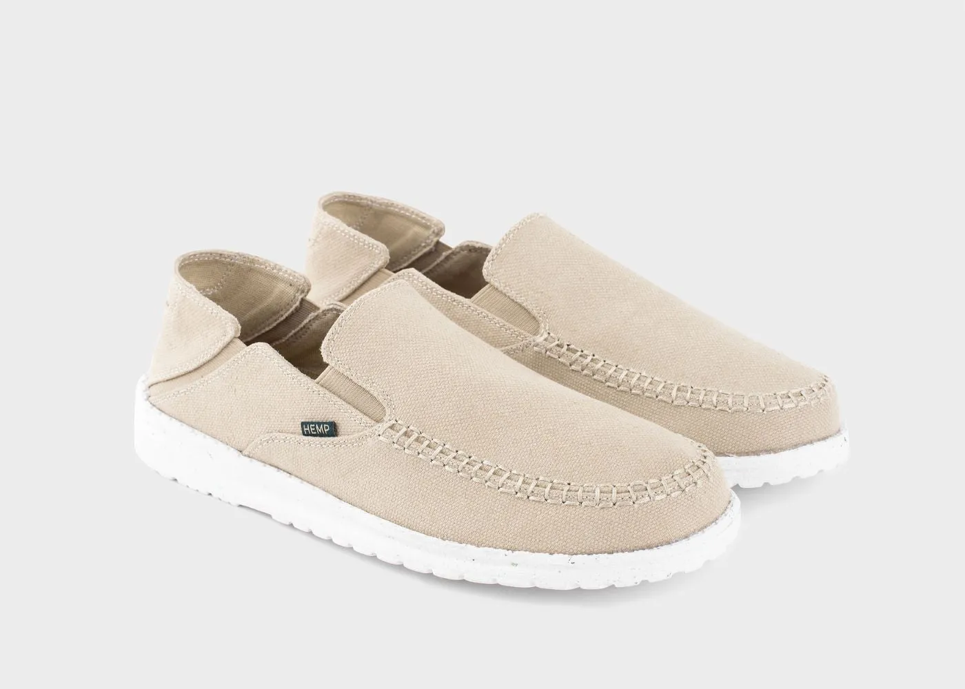 SunSlide Hemp slip-on for Men in Beige