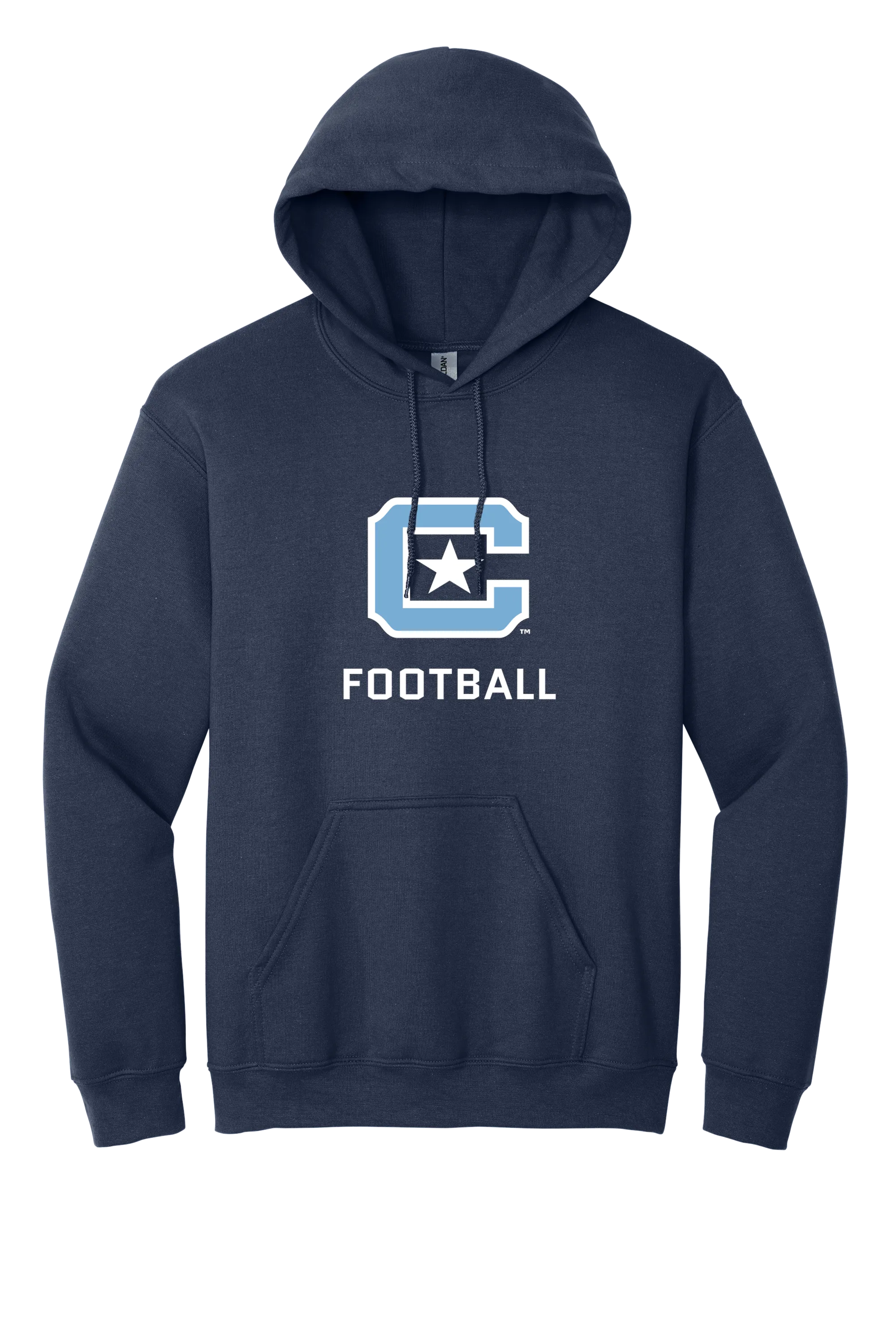 The Citadel Block C Star logo, Sports - Cross Country,  Heavy Blend™ Hooded Unisex Sweatshirt