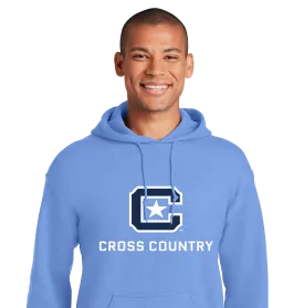 The Citadel Block C Star logo, Sports - Cross Country,  Heavy Blend™ Hooded Unisex Sweatshirt