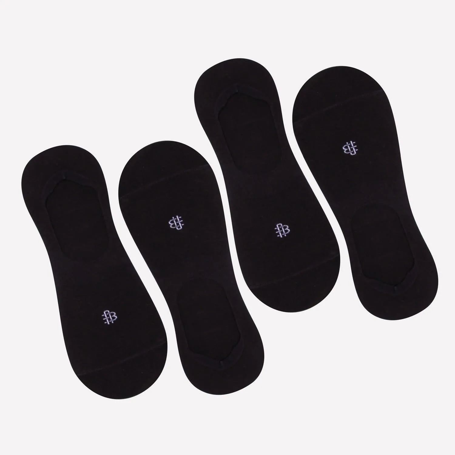 Unisex  Cotton Loafer Socks In Black -  Pack Of 4