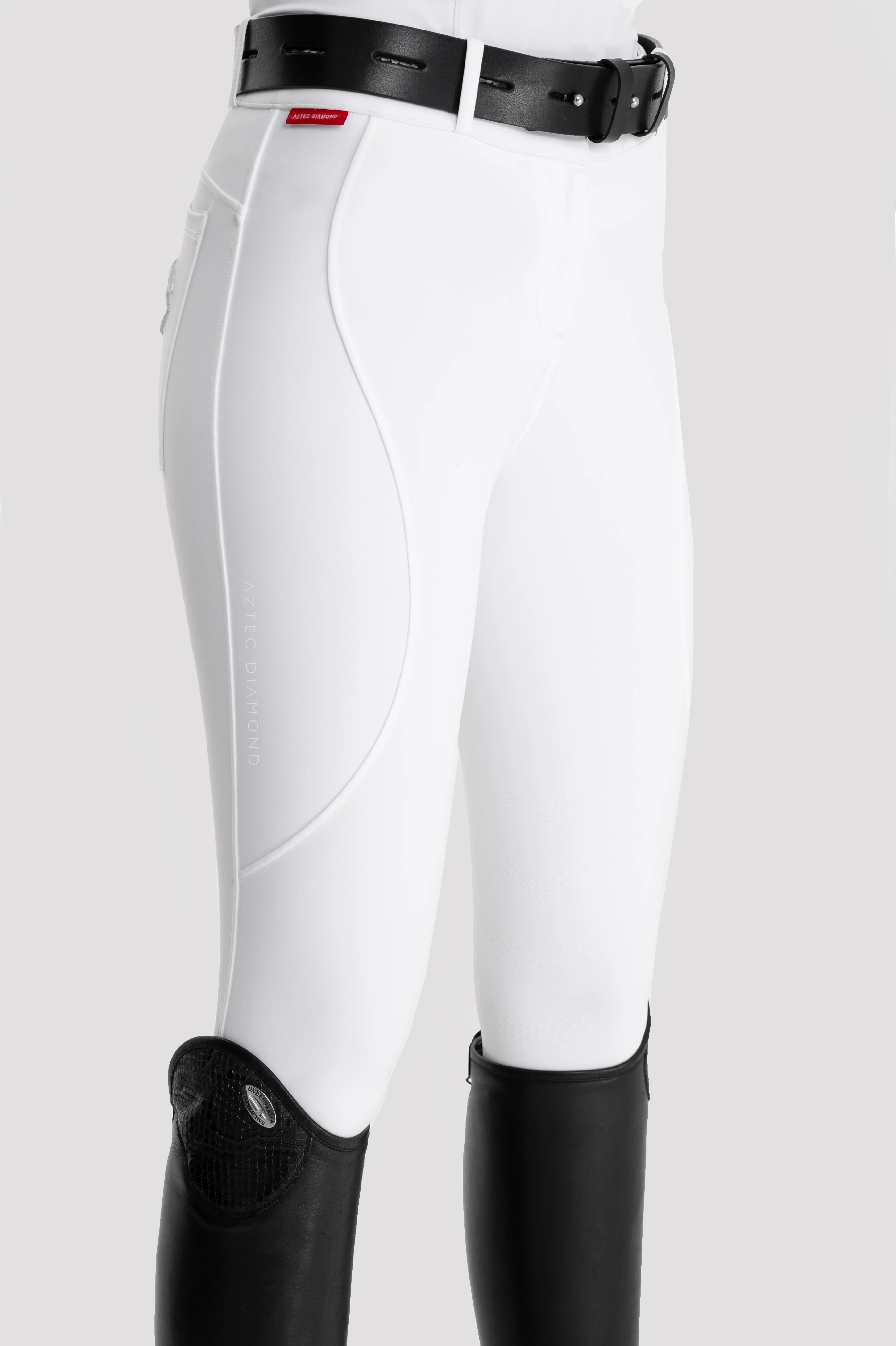 White Core Mid-Rise Breeches Knee Grip