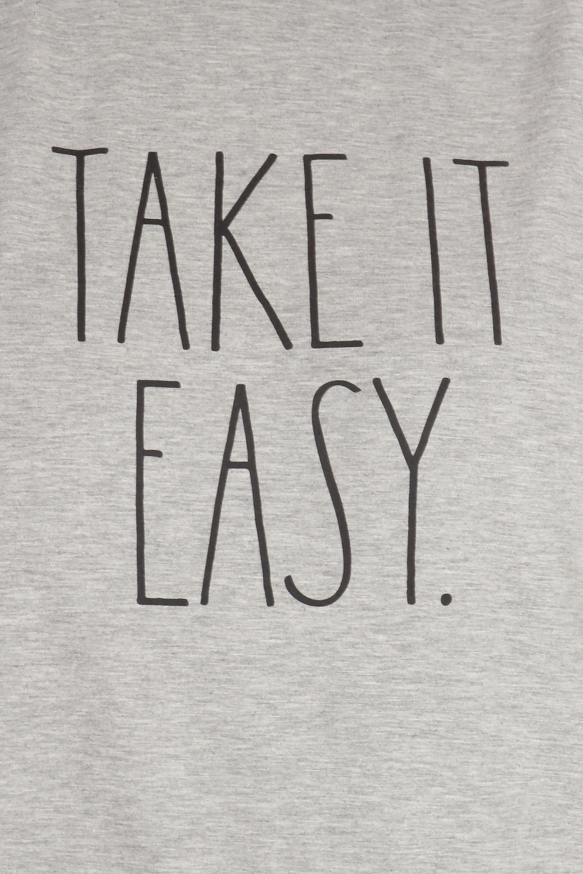 Women's "TAKE IT EASY" Plus Size Studio Raglan Sweatshirt