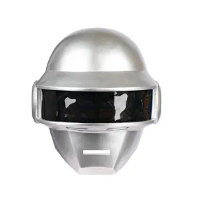 Xcoser Daft Punk Thomas Bangalter Full Head Helmet Band Cosplay Silver Replica Props Halloween Party