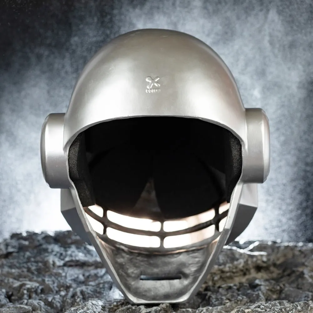 Xcoser Daft Punk Thomas Bangalter Full Head Helmet Band Cosplay Silver Replica Props Halloween Party