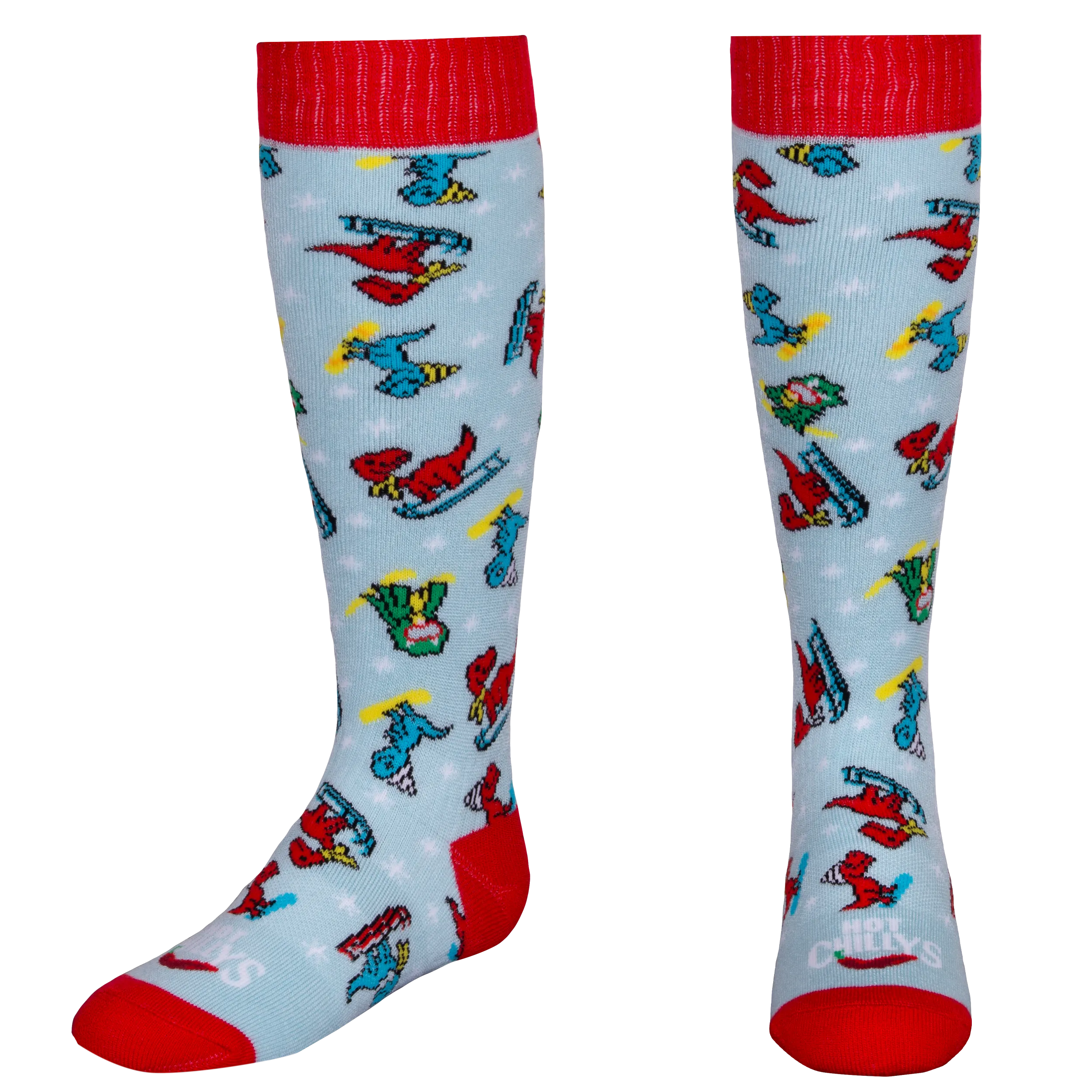 Youth Mid Volume Sock - Dino Might